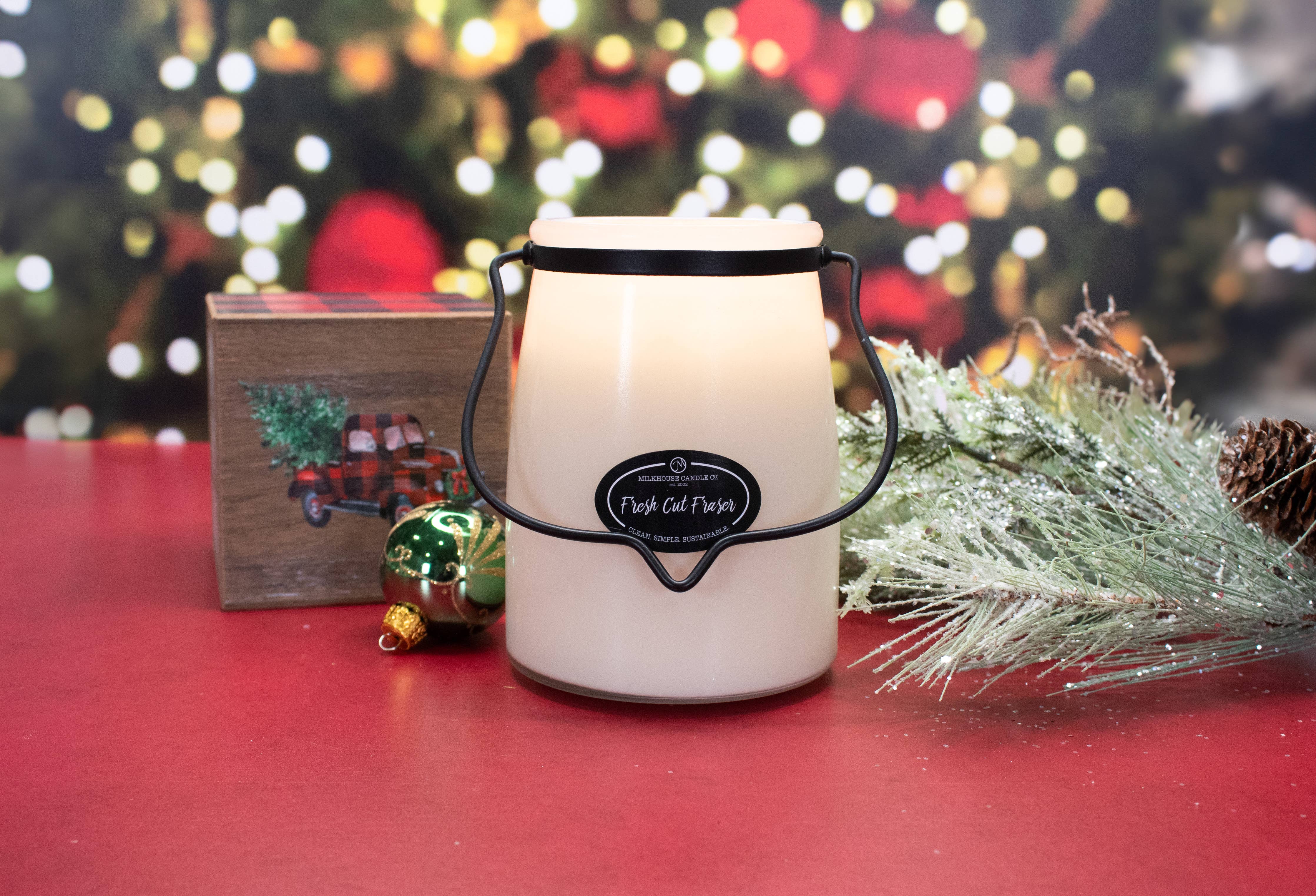 22 oz Butter Jar Candle: Fresh Cut Fraser - Image 2