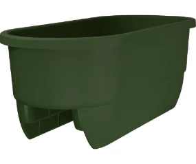 24" Dual Rail Outdoor Planter - Image 3