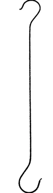 30" S-Hook Extension Hook with 3.5 inch opening