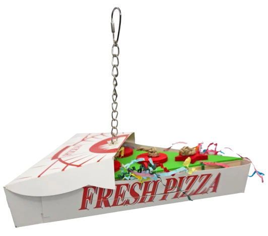 Pizza Takeout Bird Toy