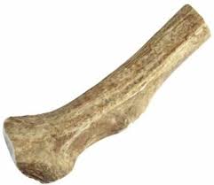 Happy Dog Sliced Elk Antler for Dogs, Jumbo 8-12"