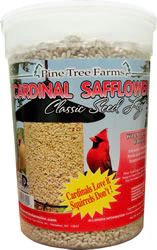 Cardinal Safflower Classic Seed Log - Image 2
