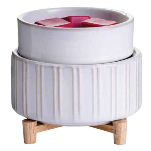 Ceramic & Wood 2-in-1 Classic Fragrance Warmer