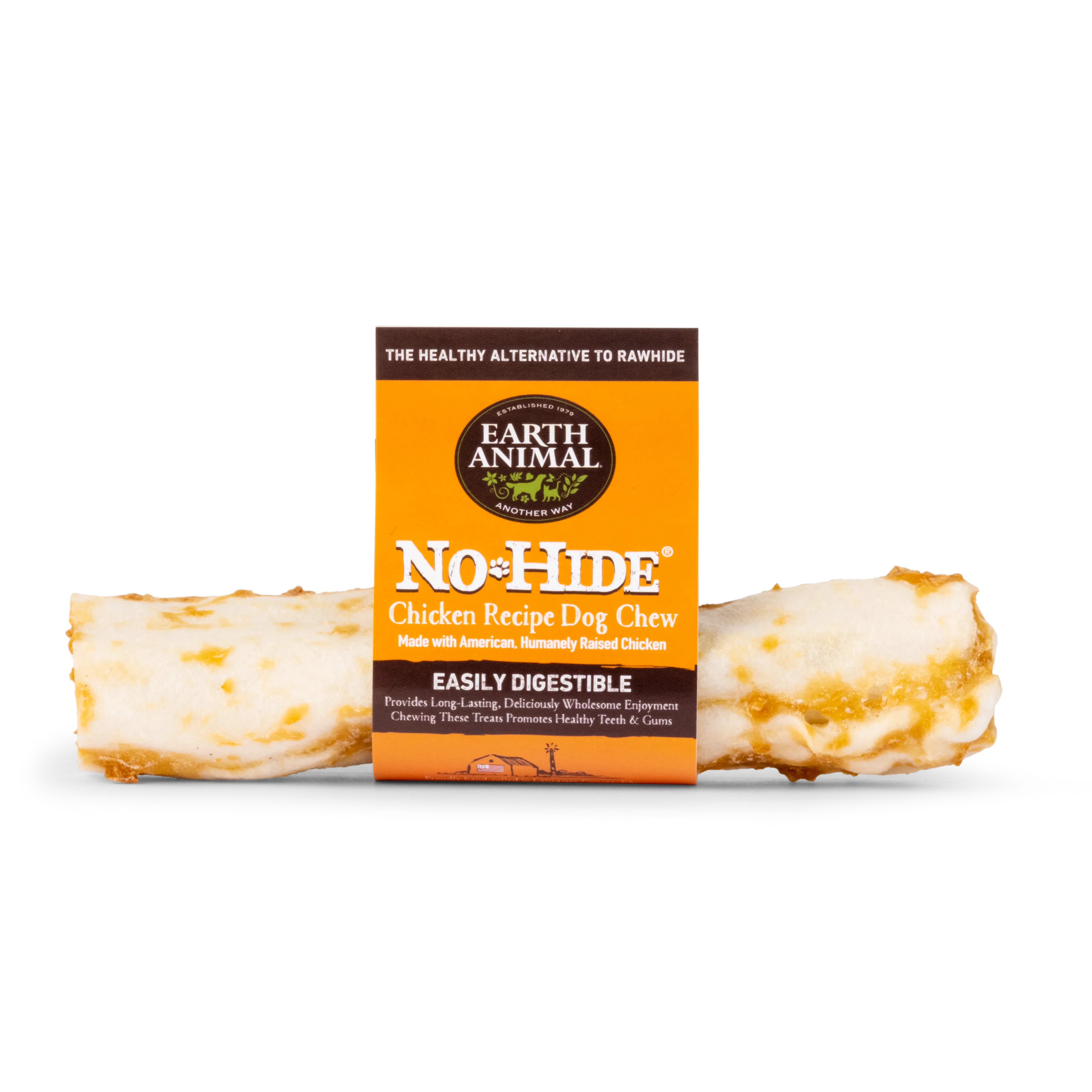 Earth Animal Chicken No-Hide Wholesome Dog Chews - Medium, 7" - Image 2