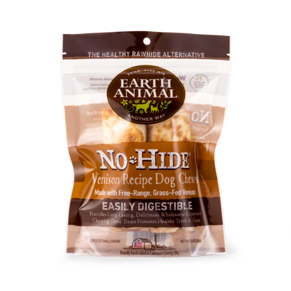 Earth Animal Venison No-Hide® Wholesome Dog Chews- Small, 4" - Image 4