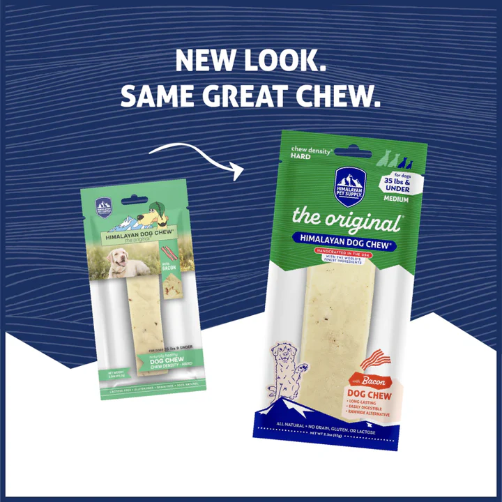 Himalayan Dog Chew Bacon, Medium - for Dogs up to 35lbs, 2.3oz - Image 3
