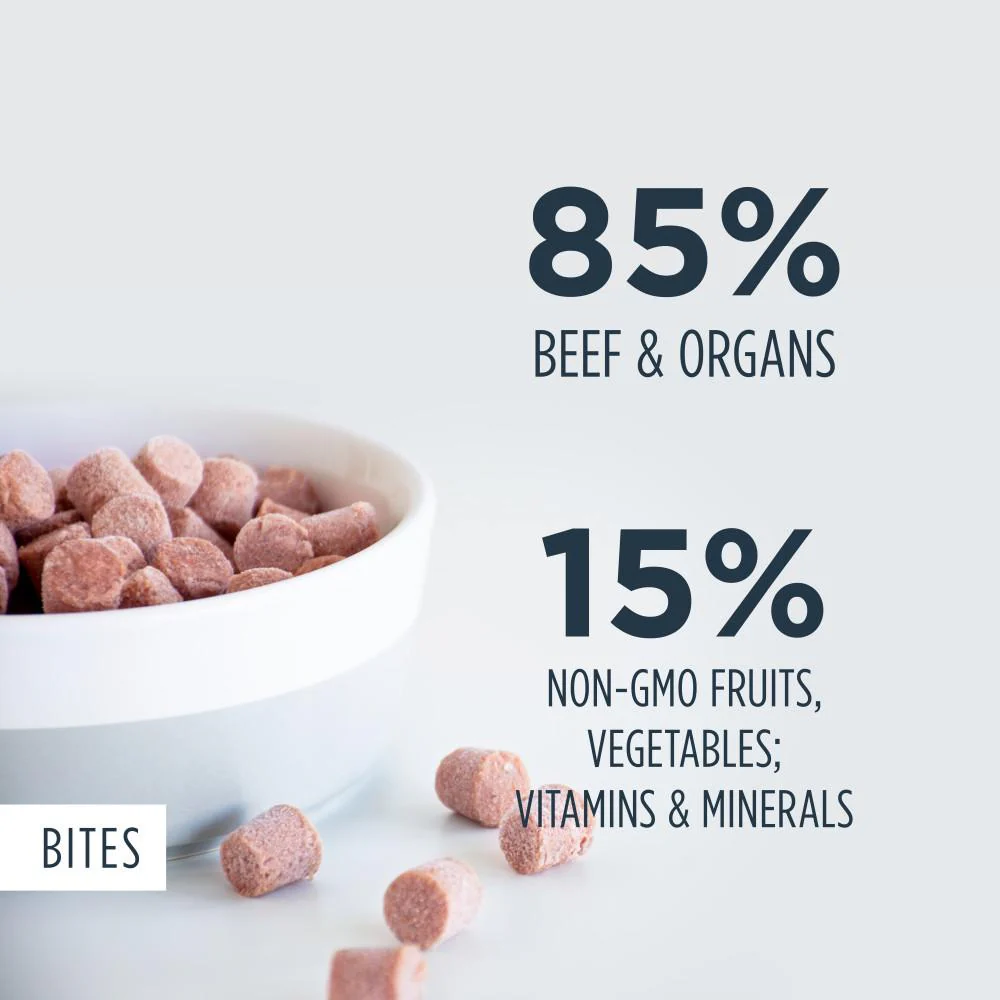 Instinct Raw Frozen Bites Real Beef Recipe - Image 3