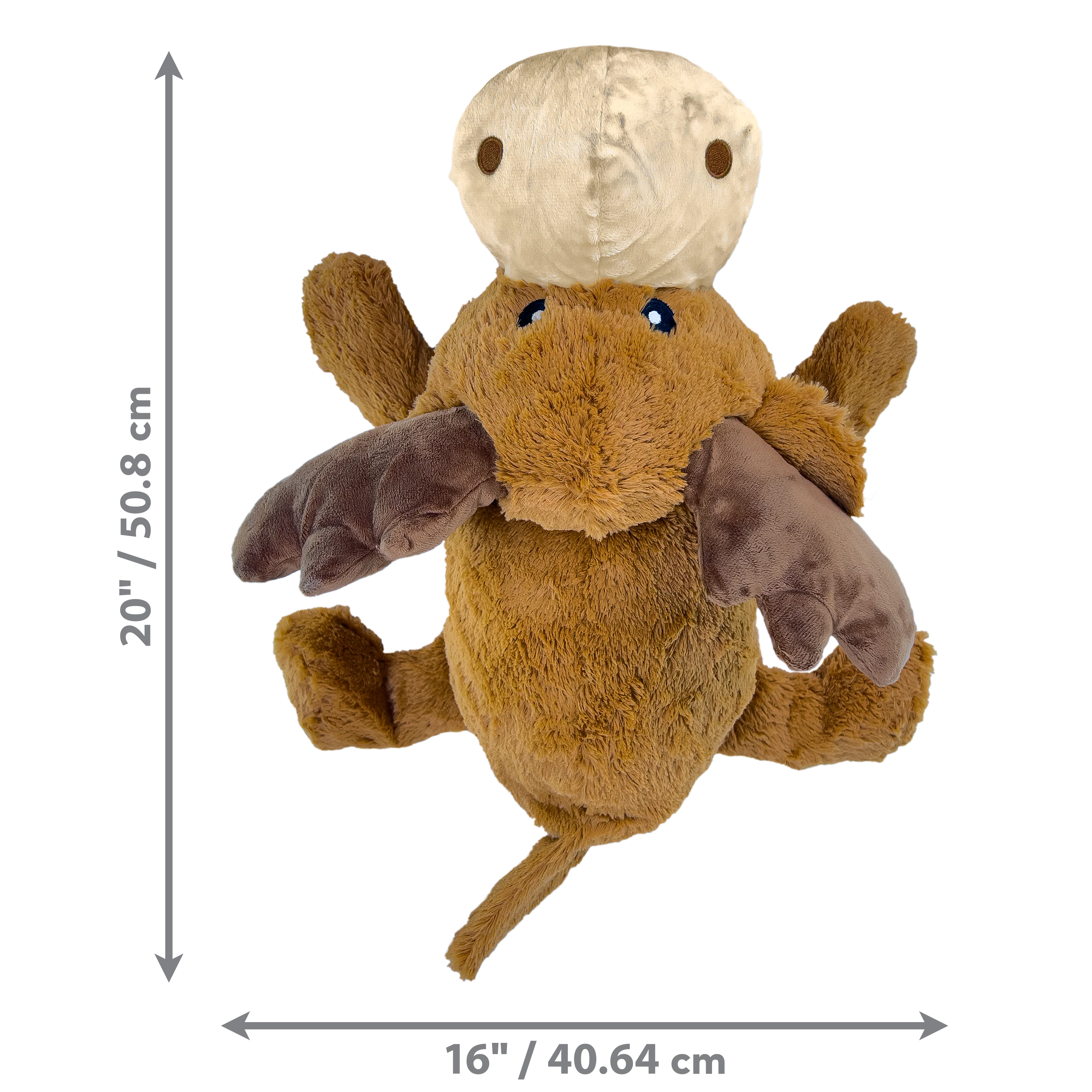 KONG Cozie Jumbo Marvin Moose Dog Toy, Extra Large - Image 2