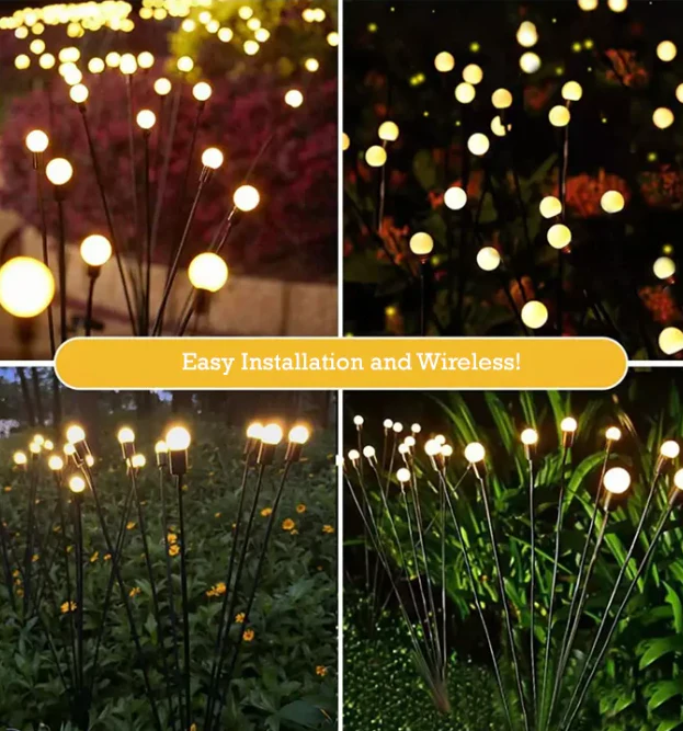LED Solar Firefly Light Spray Stake - Image 4
