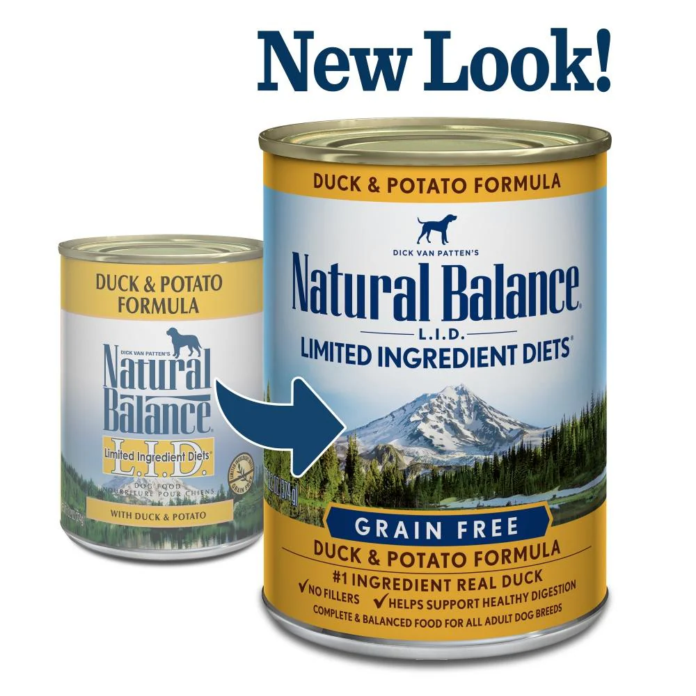 Natural Balance L.I.D. Limited Ingredient Diets Duck and Potato Canned Dog Food - Image 3