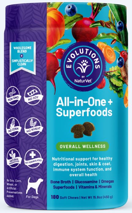 NaturVet Evolutions - All-in-One + Superfoods Soft Chews for Dogs - Image 2