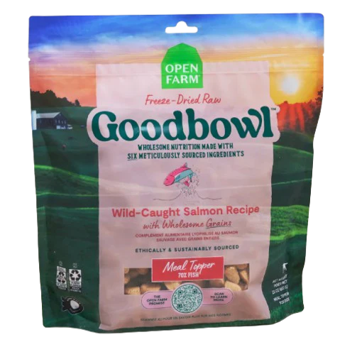 Open Farm Goodbowl™ Wild-Caught Salmon Freeze Dried Raw Morsels for Dogs