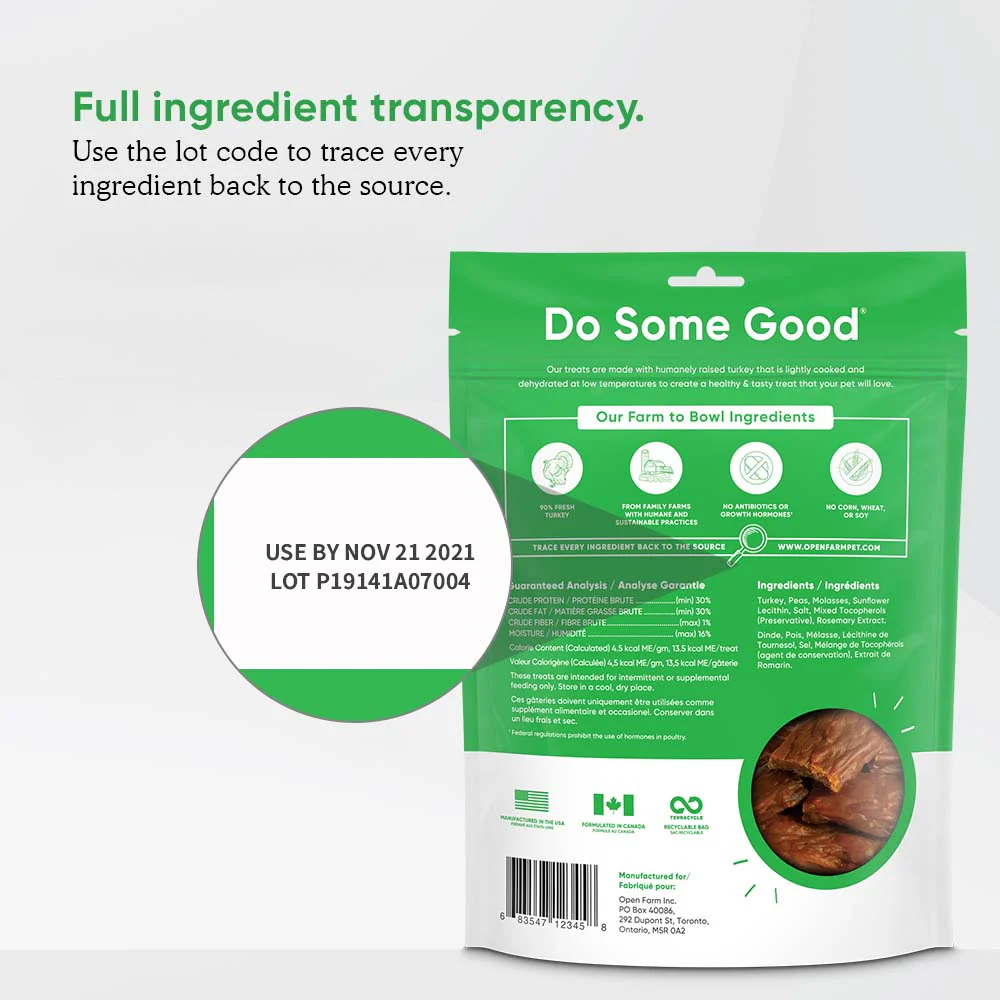 Open Farm Dehydrated Turkey Treat - Image 4