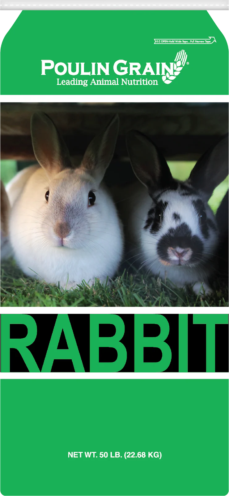 Poulin Grain Rabbit 18% Growth Pellet