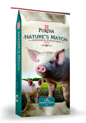 Purina Nature’s Match® Pig Grower-Finisher