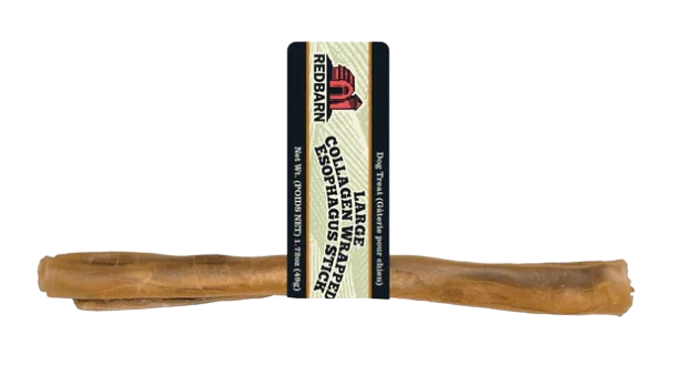 Redbarn Collagen Wrapped Esophagus Stick, Large Single