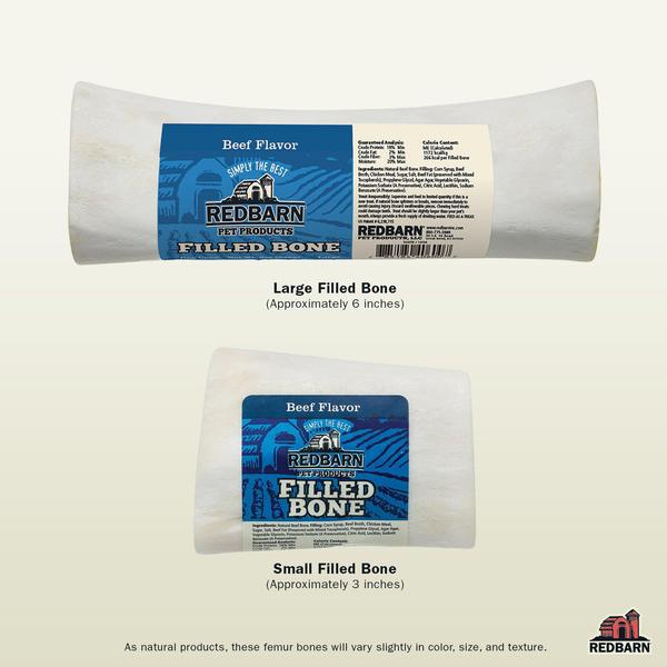 Redbarn Naturals Beef Filled Bone For Dogs - Image 2