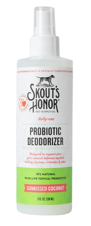 Skout's Honor Probiotic Deodorizer for Dogs & Cats, Sunkissed Coconut, 8oz