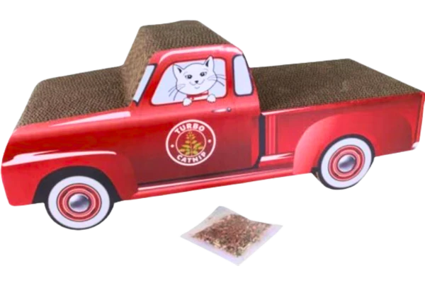 Truck Cat Scratcher with Catnip