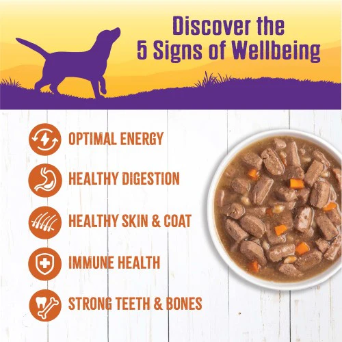 Wellness Natural Turkey Stew with Barley and Carrots Wet Canned Dog Food - Image 2