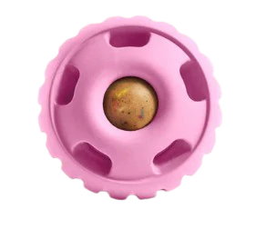 WOOF Party Pupsicle Refillable Dog Toy, Pink