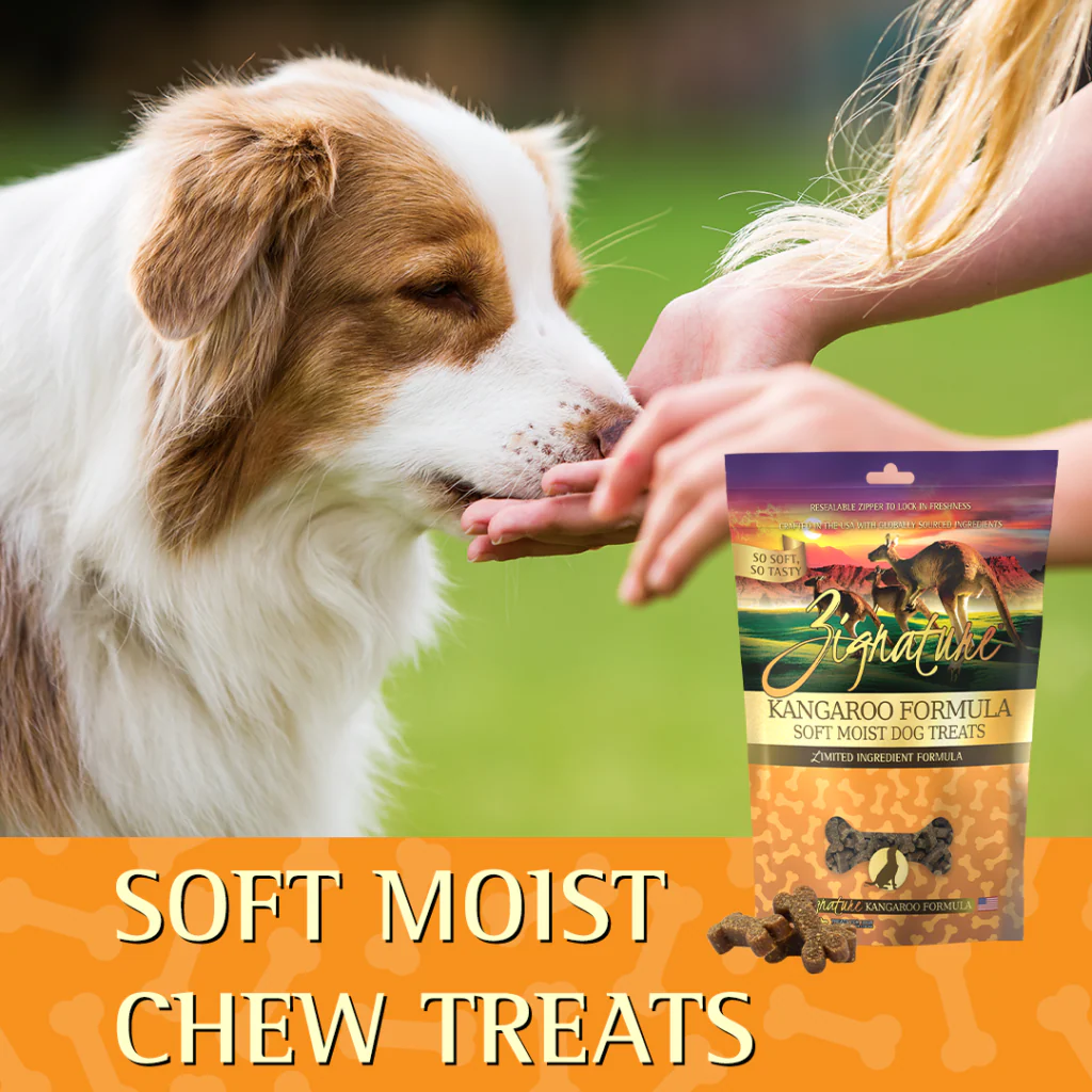 Zignature® Kangaroo Formula Soft Moist Dog Treats, 4oz - Image 3