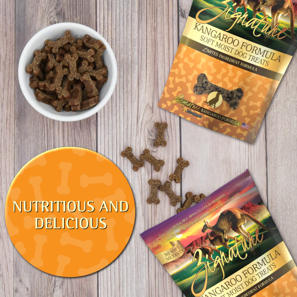 Zignature® Kangaroo Formula Soft Moist Dog Treats, 4oz - Image 4