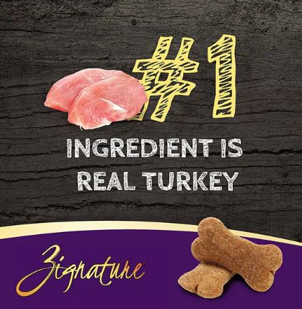 Zignature Ziggy Bar Turkey Formula Dog Biscuit Dog Treats, 12oz - Image 3